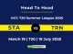 STA vs TRN Player Battle & Head to Head Team KCC T20 Summer League 2025