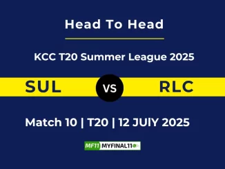 SUL vs RLC Player Battle & Head to Head Team KCC T20 Summer League 2025 (1)