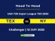 TEX vs NY Player Battle & Head to Head Team USA T20 Super League T20 2025