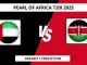 UAE vs KEN Dream11 Prediction Pearl of Africa T20I 2025