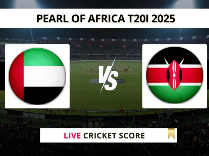 UAE vs KEN Live Score Cricket Pearl of Africa T20I 2025