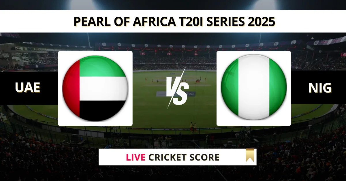 UAE vs NIG Live Score: Scorecard, Ball by Ball Commentary - Match 15, ...