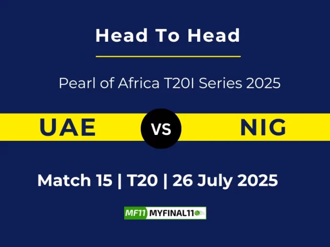 UAE vs NIG Player Battle & Head to Head Team Pearl of Africa T20I Series 2025 (1)