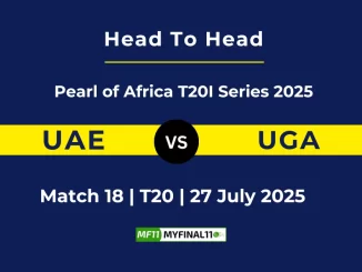 UAE vs UGA Player Battle & Head to Head Pearl of Africa T20I Series 2025