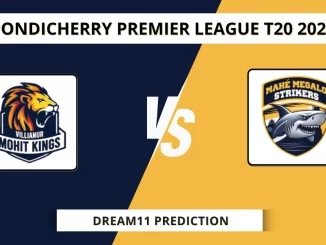 VMK vs MMS Dream11 Prediction Pondicherry Premier League T20 2025