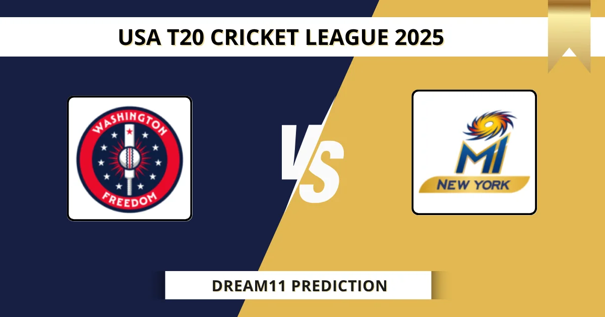 WAS vs NY Dream11 Prediction Today: Pitch Report, Player Stats, & Fant...