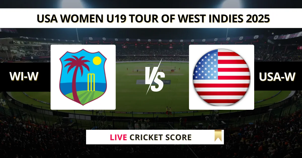 WI-W vs USA-W Live Score: Scorecard, Ball by Ball Commentary - Match 1...