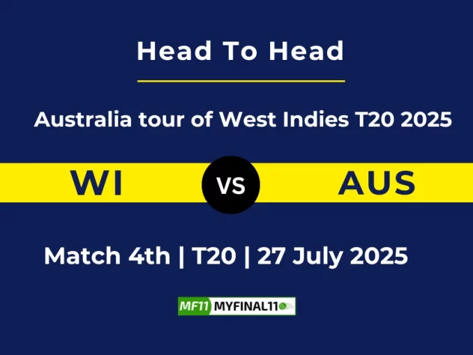 WI vs AUS Player Battle & Head to Head Australia tour of West Indies 2025