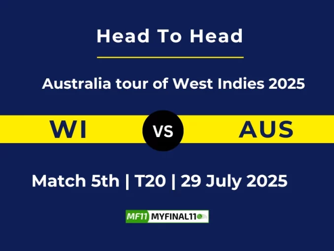 WI vs AUS Player Battle & Head to Head Australia tour of West Indies 2025
