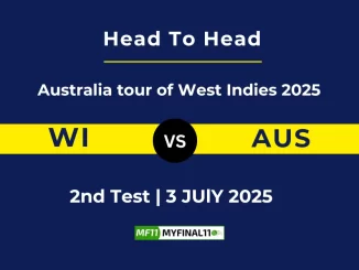 WI vs AUS Player Battle & Head to Head Team Stats - Australia tour of West Indies 2025