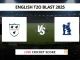 WOR vs WAS Live Cricket Score English T2O Blast 2025