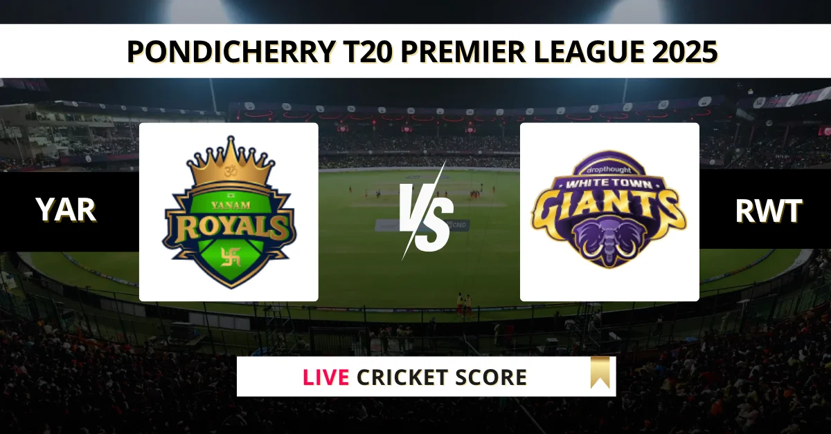 YAR vs RWT Live Score: Scorecard, Ball by Ball Commentary - Match 28, ...