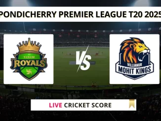 YAR vs VMK Live Cricket Score Pondicherry Premier League T20 2025