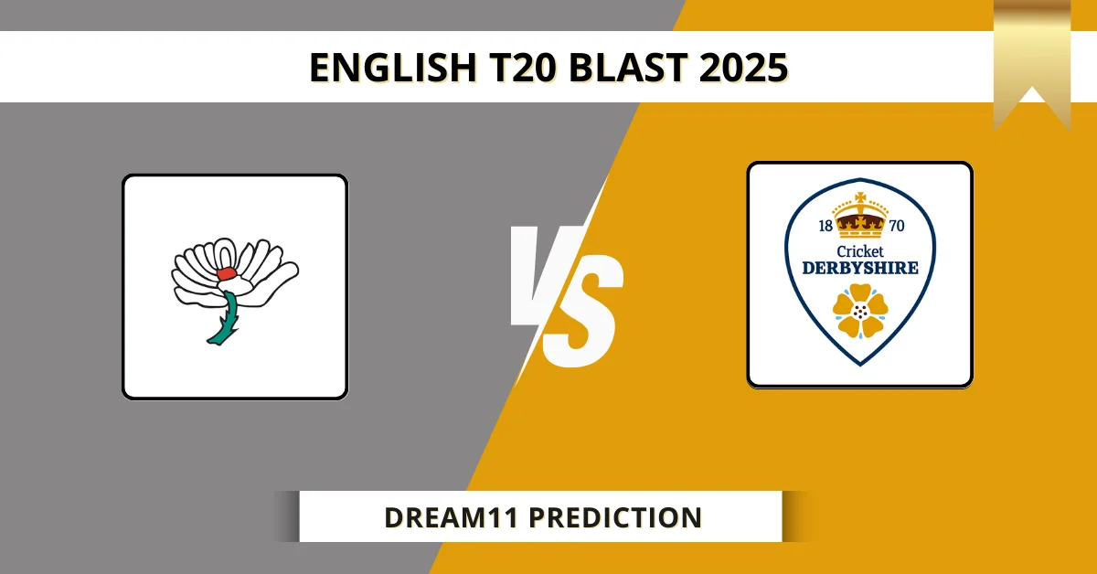 YOR vs DER Dream11 Prediction Today: Pitch Report, Player Stats, & Fan...