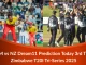 ZIM vs NZ Dream11 Prediction Today 3rd T20I Zimbabwe T20I Tri-Series 2025