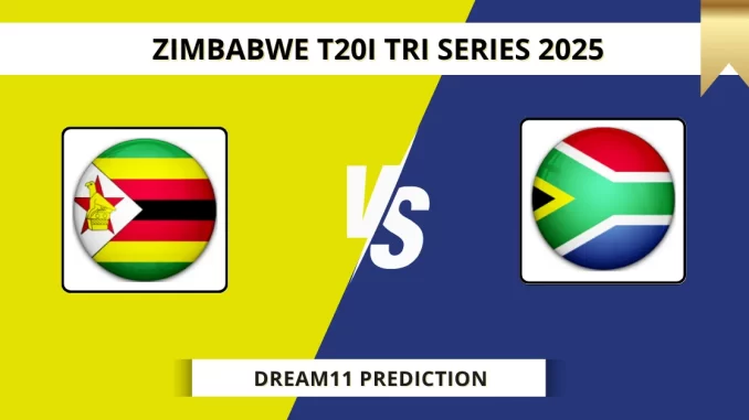 ZIM vs SA Dream11 Prediction Zimbabwe T20I Tri Series 2025 (1)