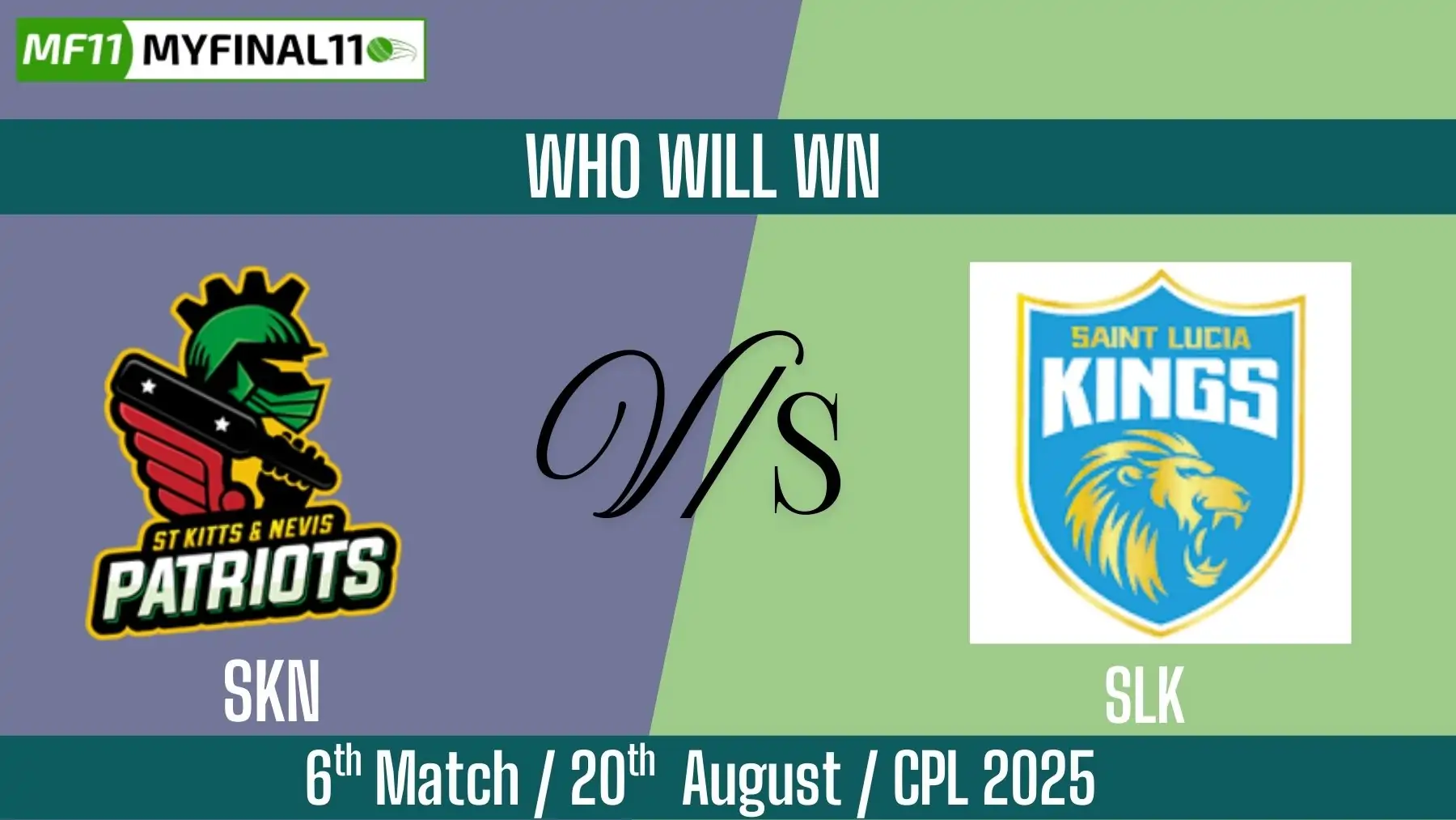 SKN vs SLK Who Will Win Today, 6th Match, Top Batter and Bowler Tips -...