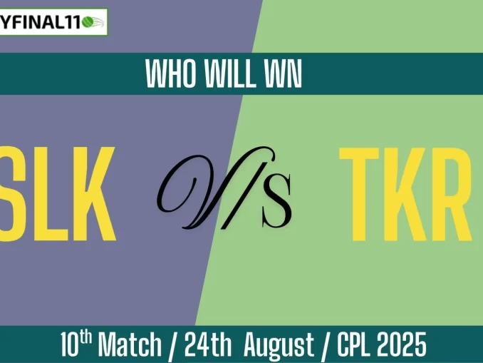 SLK vs TKR Who Will WIn Today 10th Match?