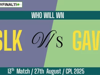 SLK vs GAW Who Will WIn Today 13th Match?