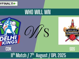 CDK vs SDS Who Will WIn Today 11th T20 Match?