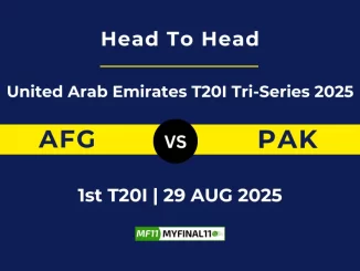 AFG vs PAK Player Battle, Head to Head United Arab Emirates T20I Tri-Series 2025