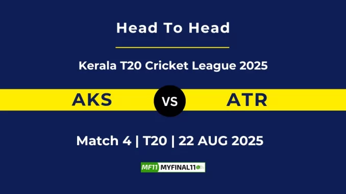 AKS vs ATR Player Battle, Head to Head Kerala T20 Cricket League 2025