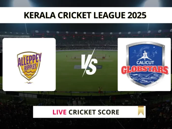 AP vs CG Live Cricket Score Kerala Cricket League 2025