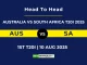 AUS VS SA Player Battle, Head to Head AUSTRALIA VS SOUTH AFRICA T20I 2025