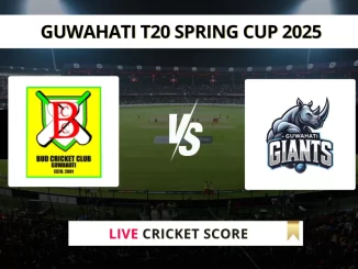 BCC VS GUG Live Cricket Score GUWAHATI T20 SPRING CUP 2025