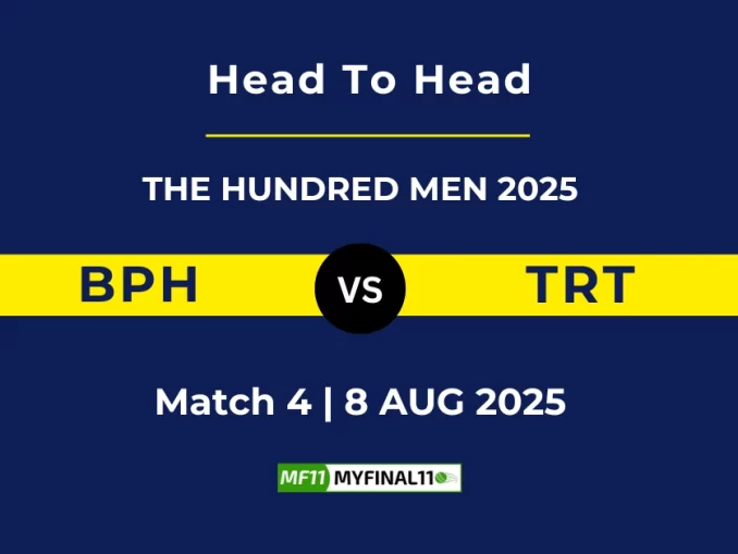 BPH VS TRT Player Battle, Head to Head THE HUNDRED MEN 2025