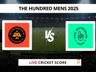 BPH vs OVI Live Cricket Score The Hundred Mens 2025