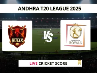 BVB vs AMR Live Score: Scorecard, Ball by Ball Commentary - Match 8, Andhra T20 League 2025