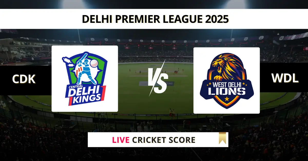 CDK vs WDL Live Score: Scorecard, Ball by Ball Commentary - Match 29, ...