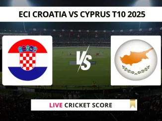 CRO VS CYP Live Cricket Score ECI CROATIA VS CYPRUS T10 2025