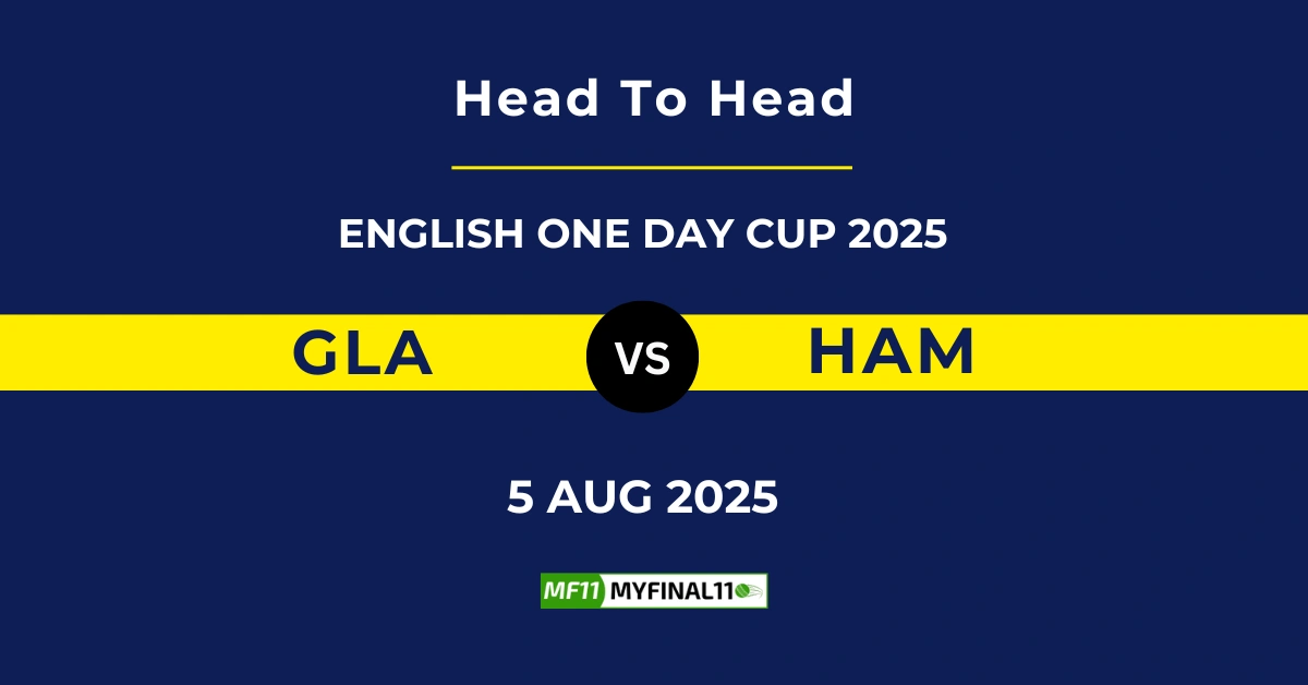GLA vs HAM Player Battle & Head to Head Team Stats - English One D...