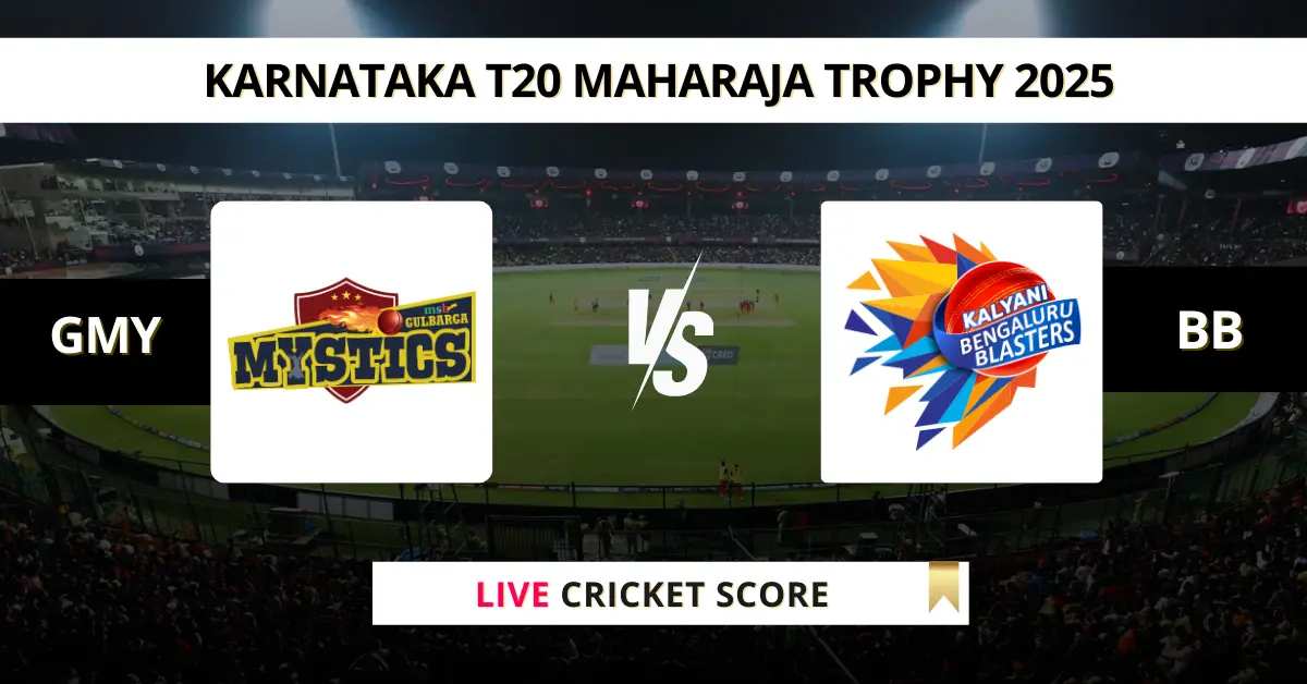 GMY vs BB Live Score: Scorecard, Ball by Ball Commentary - Match 8, Ka...