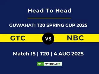 GTC VS NBC Player Battle, Head to Head GUWAHATI T20 SPRING CUP 2025