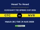 GTC VS NVR Player Battle, Head to Head GUWAHATI T20 SPRING CUP 2025