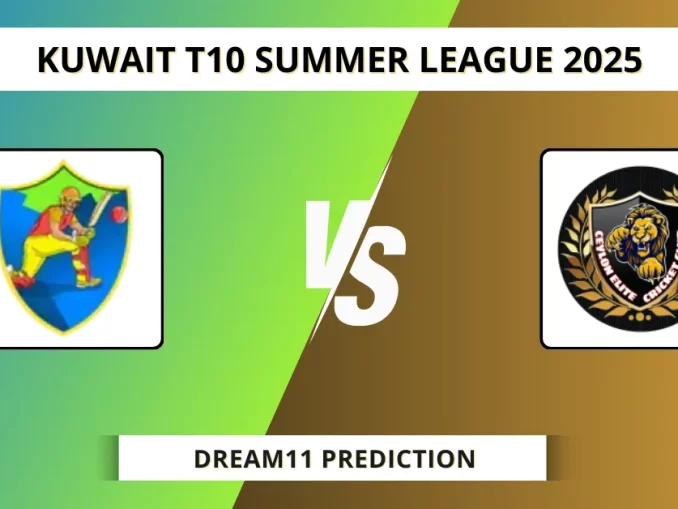 JJ vs CECC Dream11 Prediction Today: Pitch Report, Player Stats, & Fantasy Tips KCC T10 Summer League 2025 - Match 30