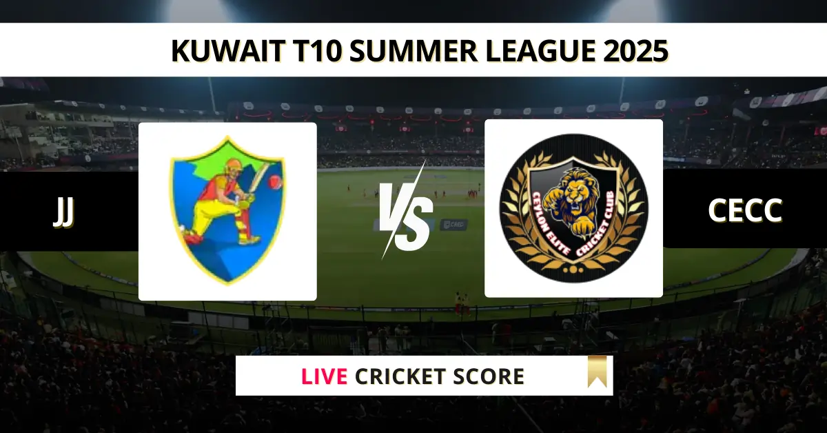 JJ vs CECC Live Score: Scorecard, Ball by Ball Commentary - Match 30, ...