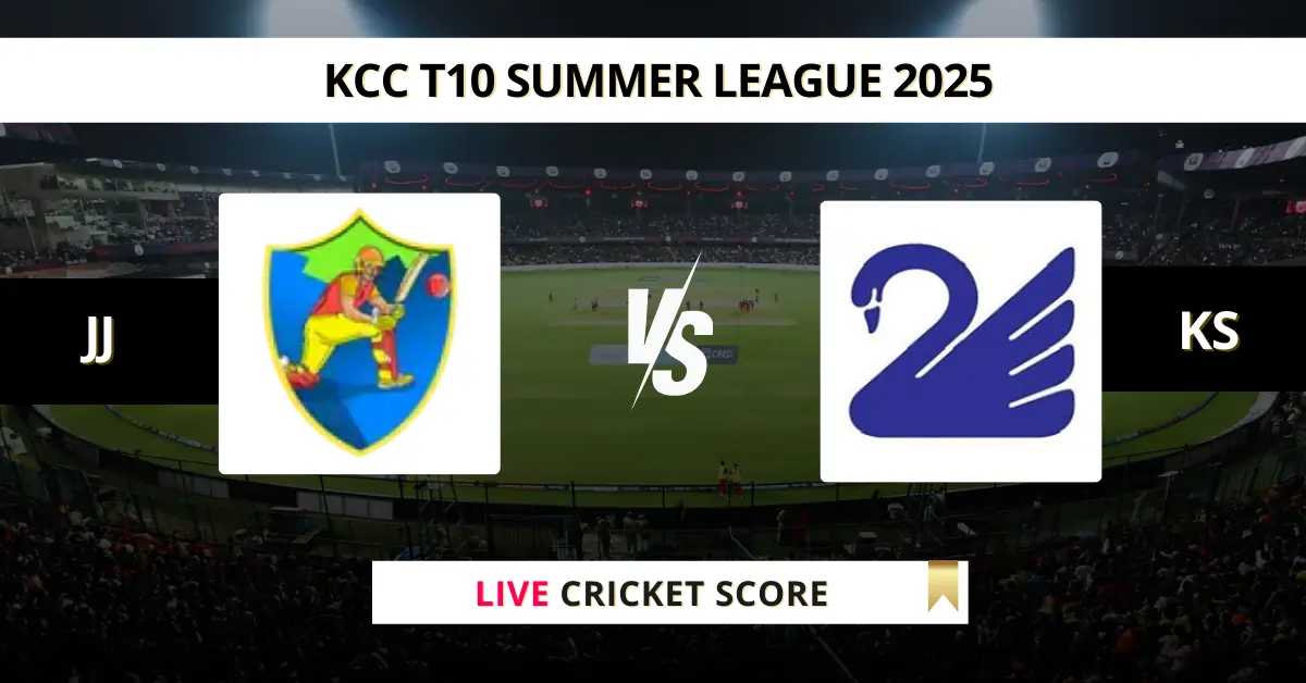 JJ vs KS Live Score: Scorecard, Ball by Ball Commentary - Match 35, KC...