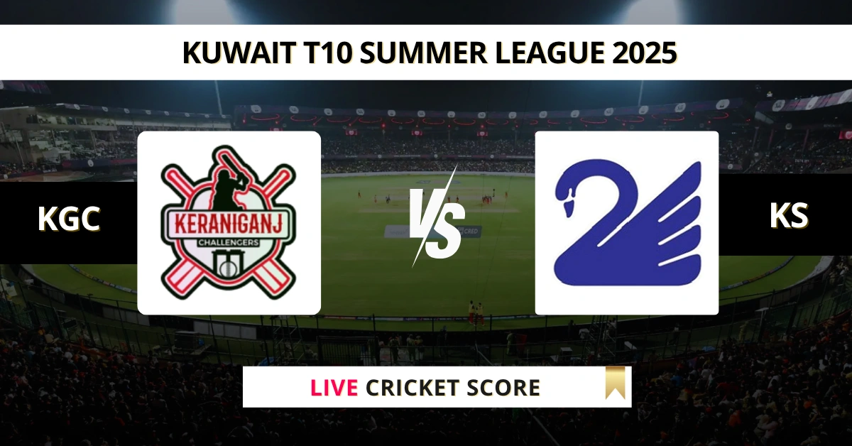 KGC vs KS Live Score: Scorecard, Ball by Ball Commentary - Match 17, K...