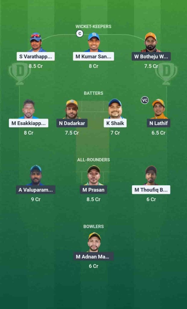 KRM vs NCMI Dream11 Prediction