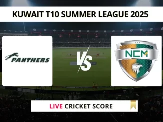 KRM vs NCMI Live Cricket Score Kuwait T10 Summer League 2025