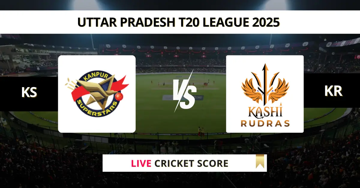 KS vs KR Live Score: Scorecard, Ball by Ball Commentary - Match 19, Ut...