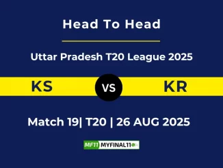 KS vs KR Player Battle, Head to Head Uttar Pradesh T20 League 2025