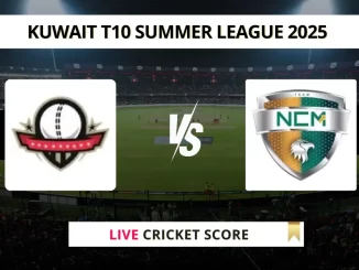 KZK vs NCMI Live Cricket Score Kuwait T10 Summer League 2025