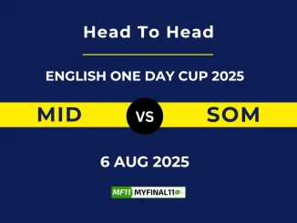 MID VS SOM Player Battle, Head to Head ENGLISH ONE DAY CUP 2025
