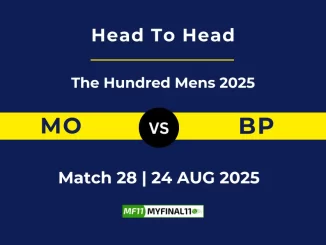 MO vs BP Player Battle, Head to Head The Hundred Mens 2025