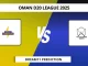 MT vs YSG Dream11 Prediction Oman D20 League 2025